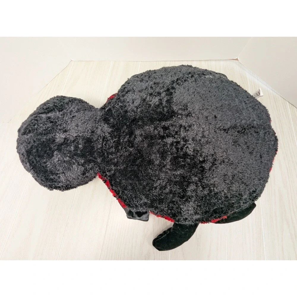 Dandee Large Ladybug Pillow Plush heart eyes cheeks round body - Picture 9 of 9